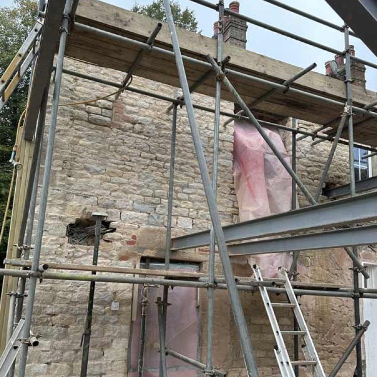 Farmhouse stone renovation in Eynsham, Oxfordshire